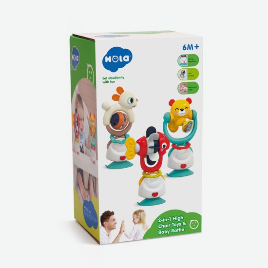 HOLA, Бебешка активна играчка с вакуум, Рибка