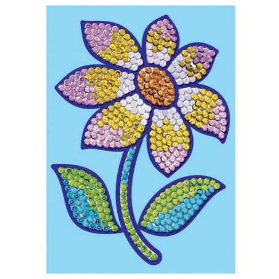 Творчески комплект с пайети, Цвете