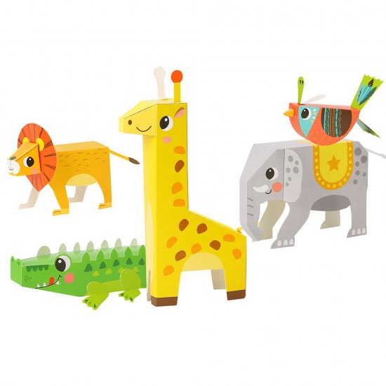 Tooky Toy, Комплект 3D оригами, Животни