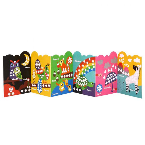 Tooky Toy, Дидактическа игра, Животни - картини с геометрични стикери