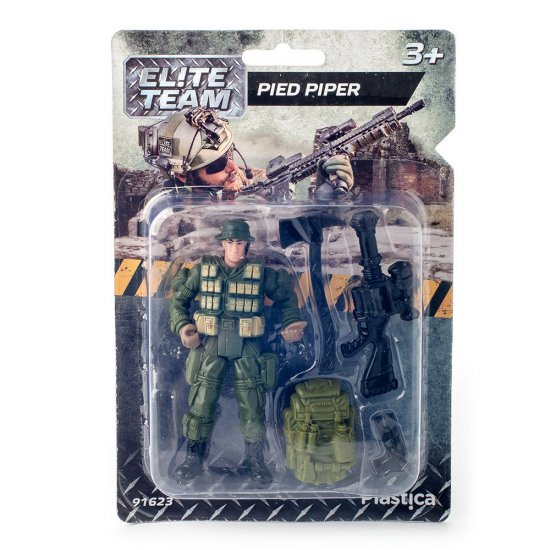 Фигурка на детски герой, Elite Team, Войник с брадва и пистолет