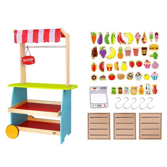 Дървен детски магазин