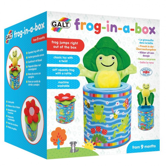 Бебешка играчка, Изскачаща жабка в кутия