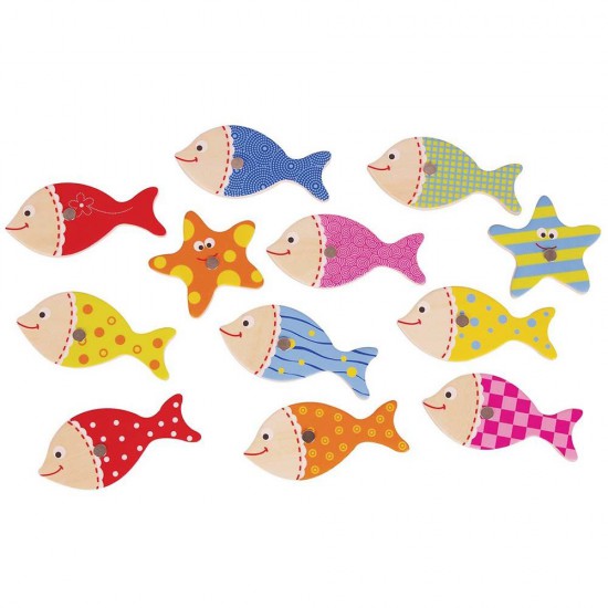 Дървен магнитен риболов