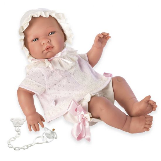 Кукла-бебе, Мария с плетено тоалетче и шапка