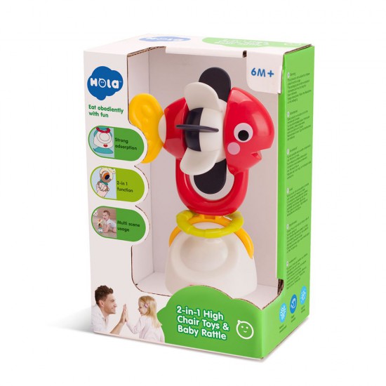 HOLA, Бебешка активна играчка с вакуум, Рибка