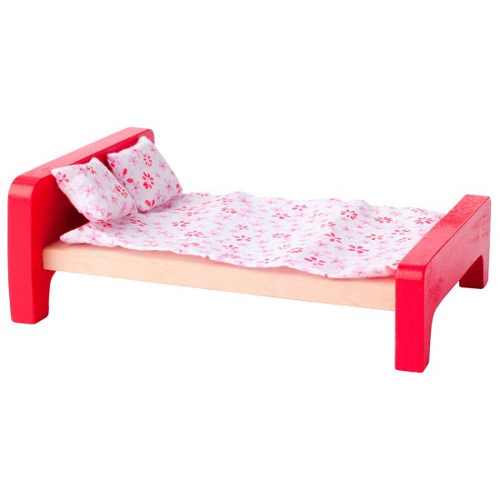 Дървена спалня за кукли