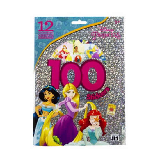 Книжка със 100 стикера, Дисни принцеси