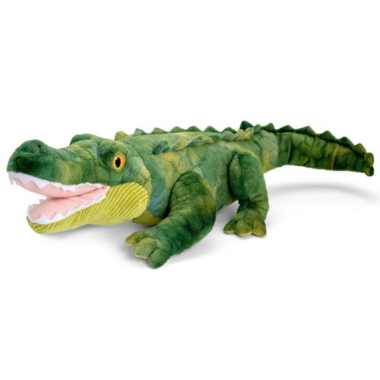 Keel Toys, Крокодил, екологична плюшена играчка от серията Keeleco, 43 см