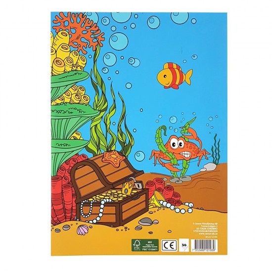 Детска книжка за оцветяване, Пирати