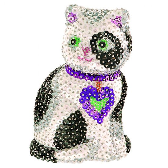 3D фигурка от пайети, Коте