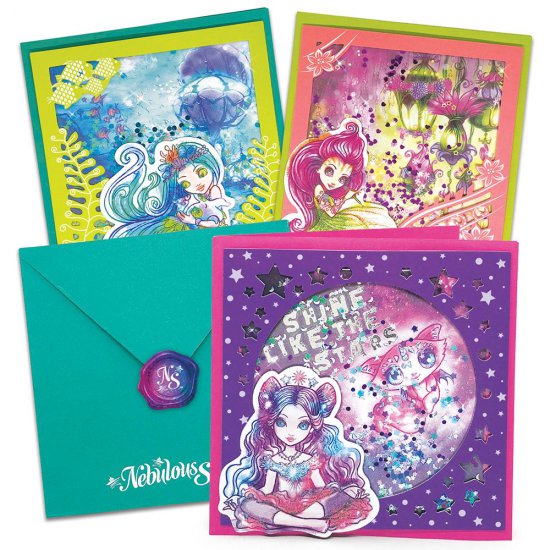 Творчески комплект за изработка на блестящи картички