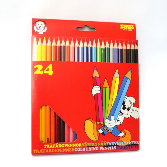Цветни моливи - 24 бр.