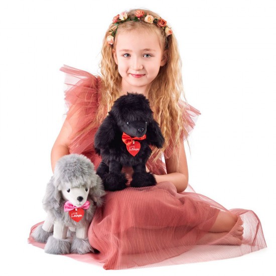 Lumpin, Пуделът Лили, сив, 25 см