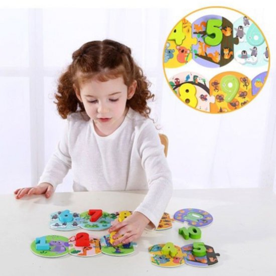 Детски образователен комплект, Аз се уча да броя с животните от джунглата