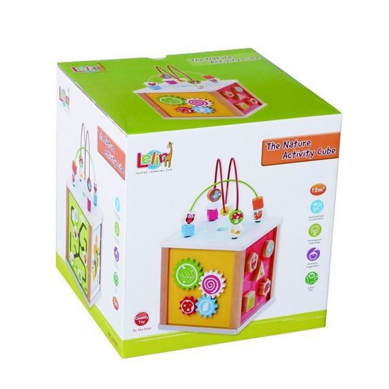 Дървен дидактически куб