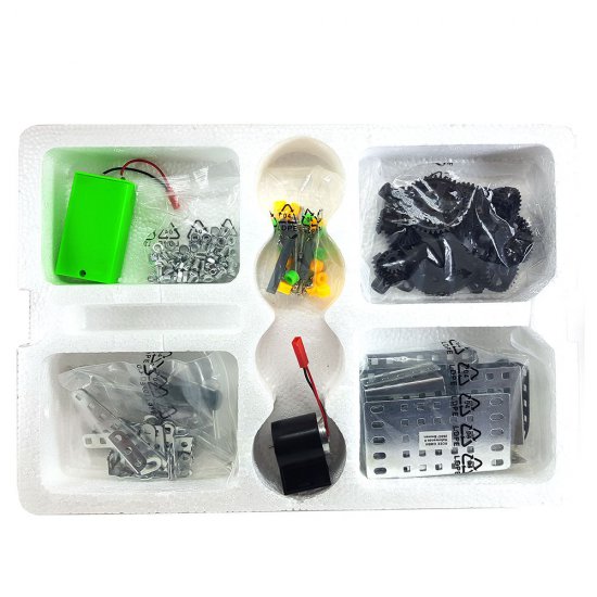 Метален конструктор, Предавки, 4 в 1, Silver Serie