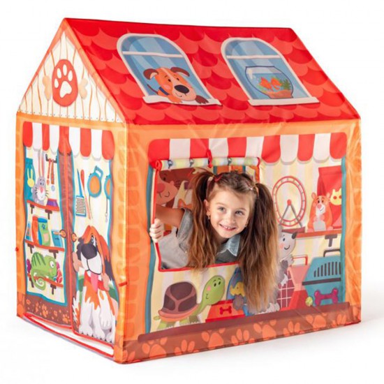 Дървена детска къща за игра, Магазин за домашни любимци