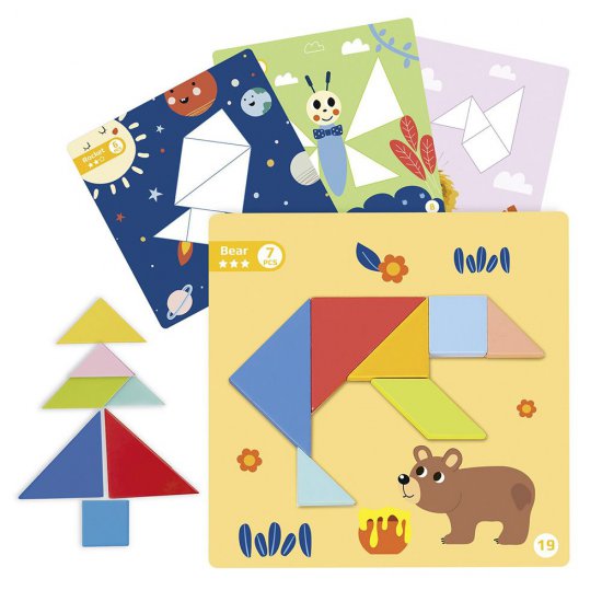 Магнитен танграм за деца