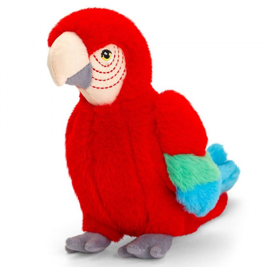Keeleco, Екологична играчка, Папагал, 20 см, Keel Toys