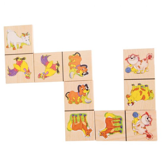 Дървено домино - Домашни животни