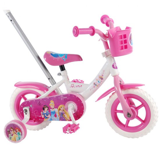 Детски велосипед с помощни колела, Дисни Принцеси, 10 инча