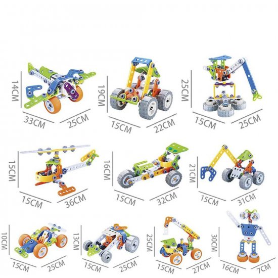 Пластмасов конструктор, 10 в 1, 167 части Пластмасов конструктор, 10 в 1, 167 части