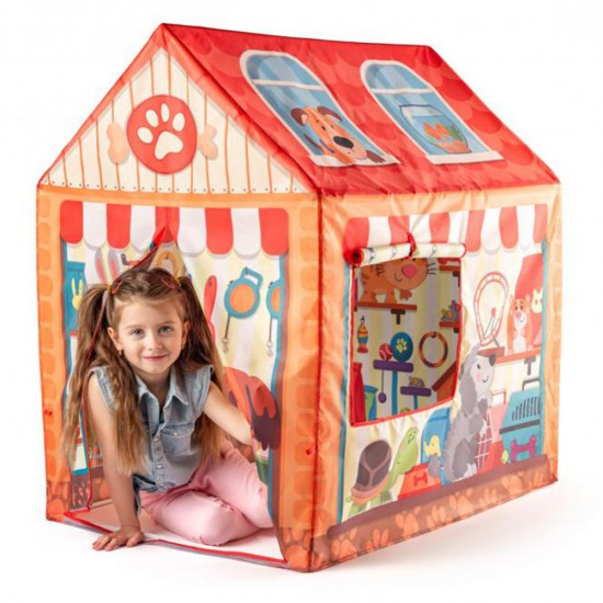 Дървена детска къща за игра, Магазин за домашни любимци