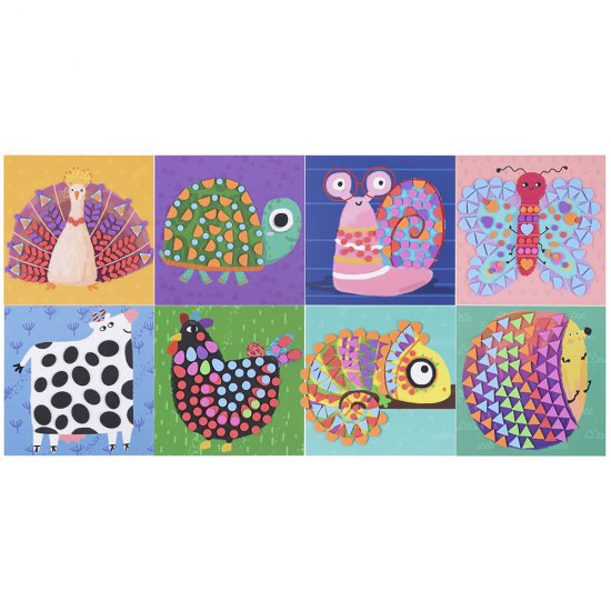 Tooky Toy, Декорирай със ЕВА стикери картинки, Животни