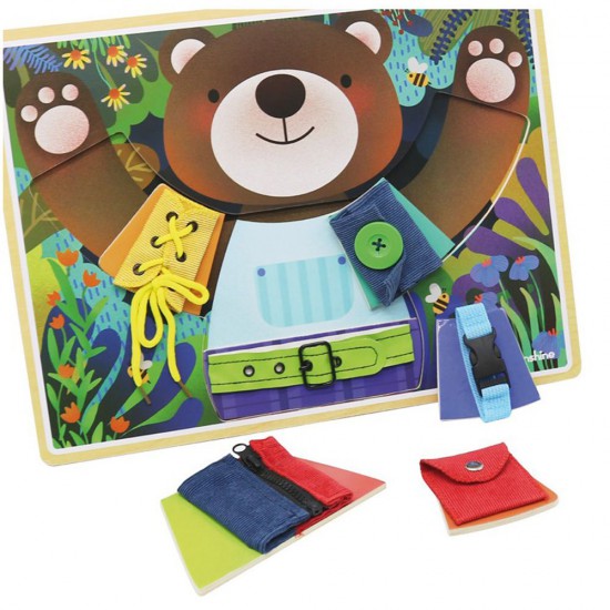 Активна дъска за основни умения, Облечи мечето