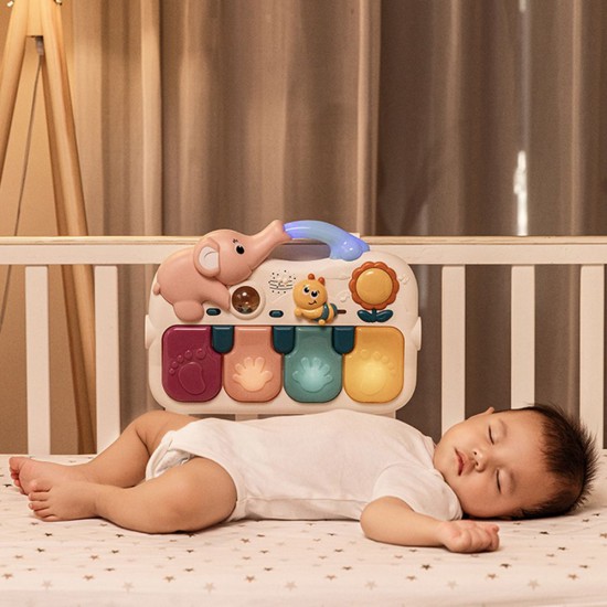 HOLA, Бебешка музикална активна гимнастика, с пиано за крачетата, 4 в 1