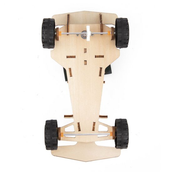 Tooky Toy, Направи сам, 3Д дървена кола със соларна батерия