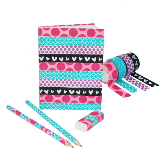 Kомплект за апликации с декоративно тиксо WASHI TAPE