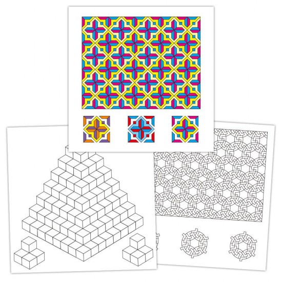 Книжка с мозайки за оцветяване Книжка с мозайки за оцветяване