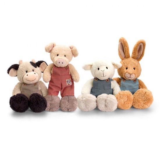 Плюшена овца с гащеризон, 25 см