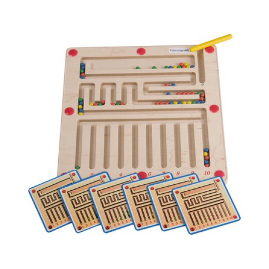 Дървена магнитна игра, Числа и цветове