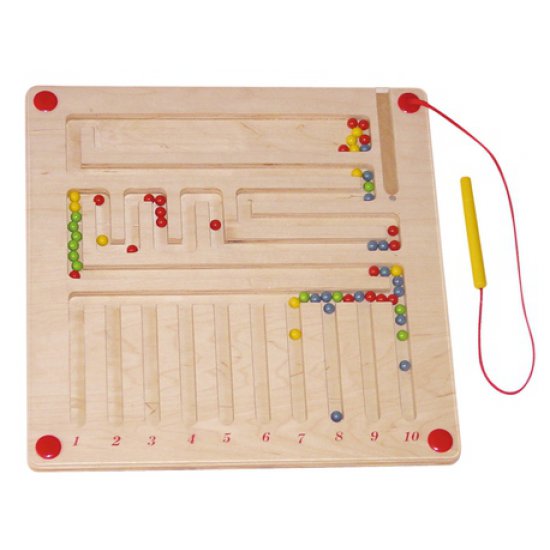 Дървена магнитна игра, Числа и цветове