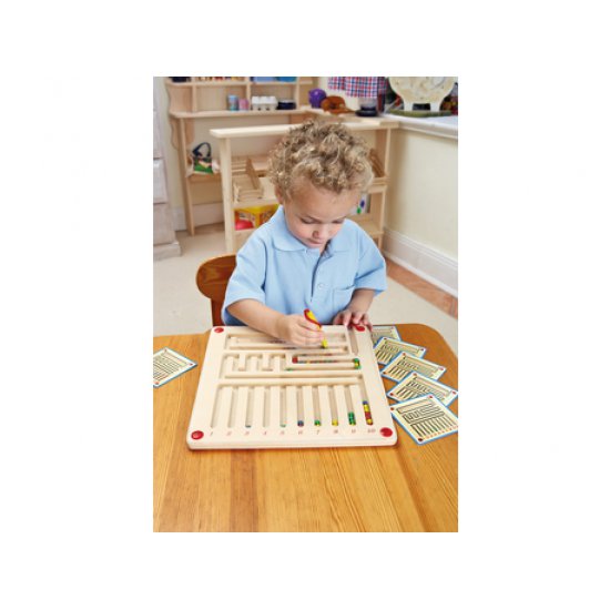 Дървена магнитна игра, Числа и цветове