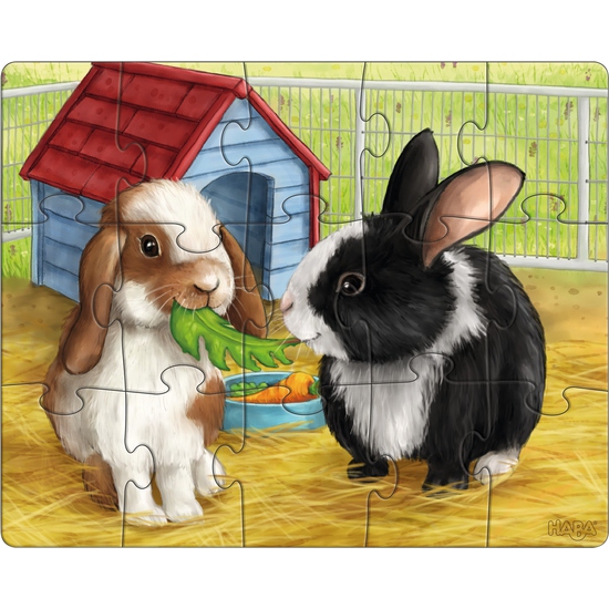 Детски пъзел 3 в 1, Домашни животни