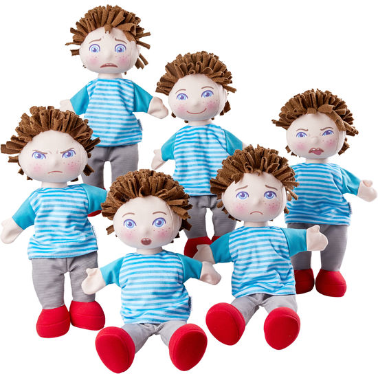 Комплект от шест емоционални кукли за ръка