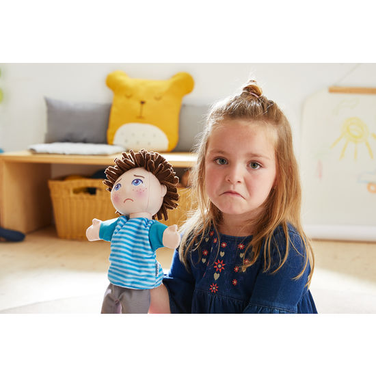 Комплект от шест емоционални кукли за ръка