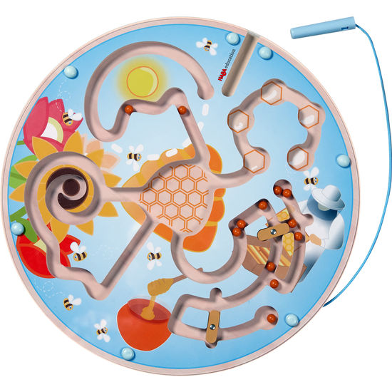 Дървени магнитни лабиринти, 3 броя - Сезони, вода и пчели