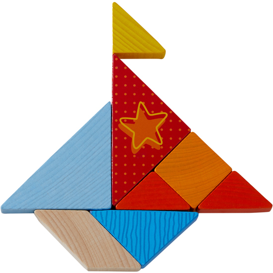 Дървен танграм, 21 части