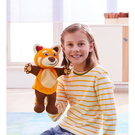 Текстилна кукла за ръка, Лисица Фей, 35 см