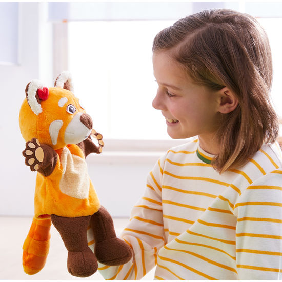 Текстилна кукла за ръка, Лисица Фей, 35 см